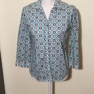 Jones New York Long Sleeved Button Down